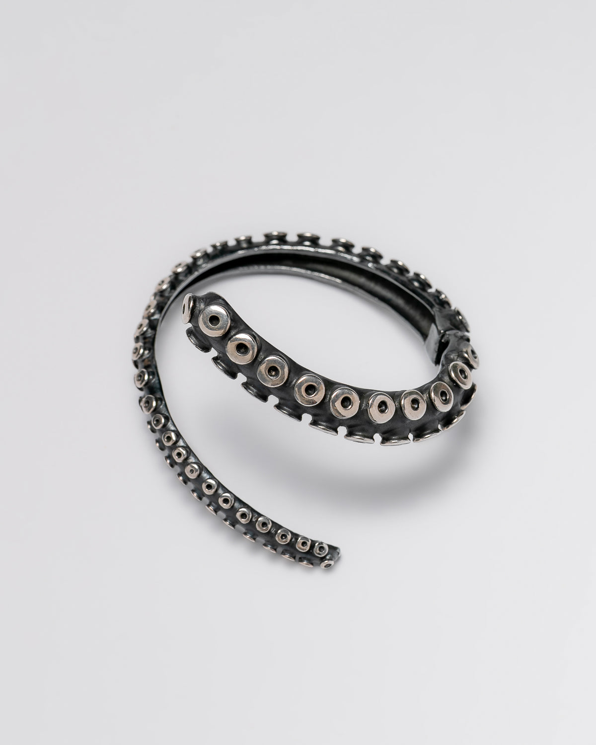 Pulseira Octopus Prata Oxidada