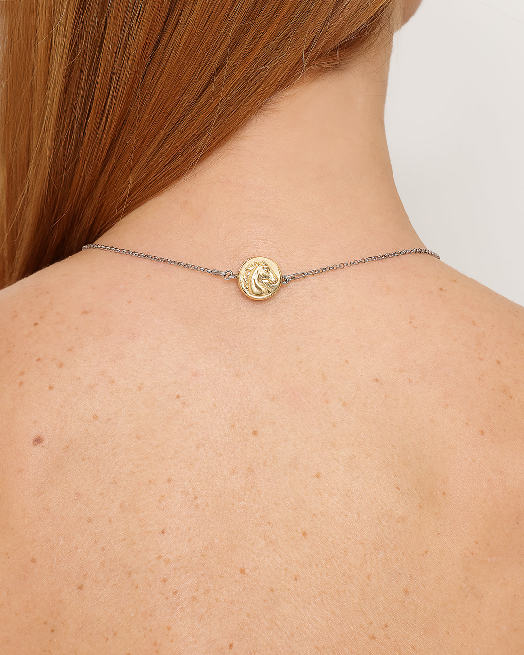 Choker Cavalos Ródio