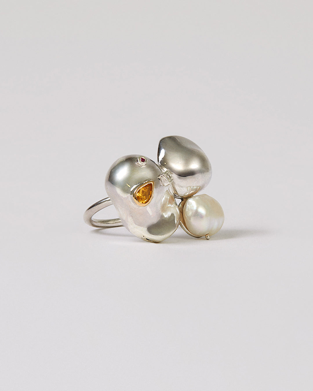 Anel Pérola Éter