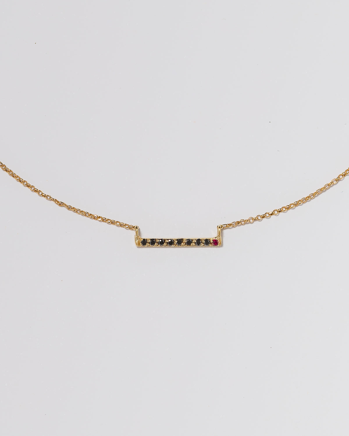 Colar Palito Diamante Negros