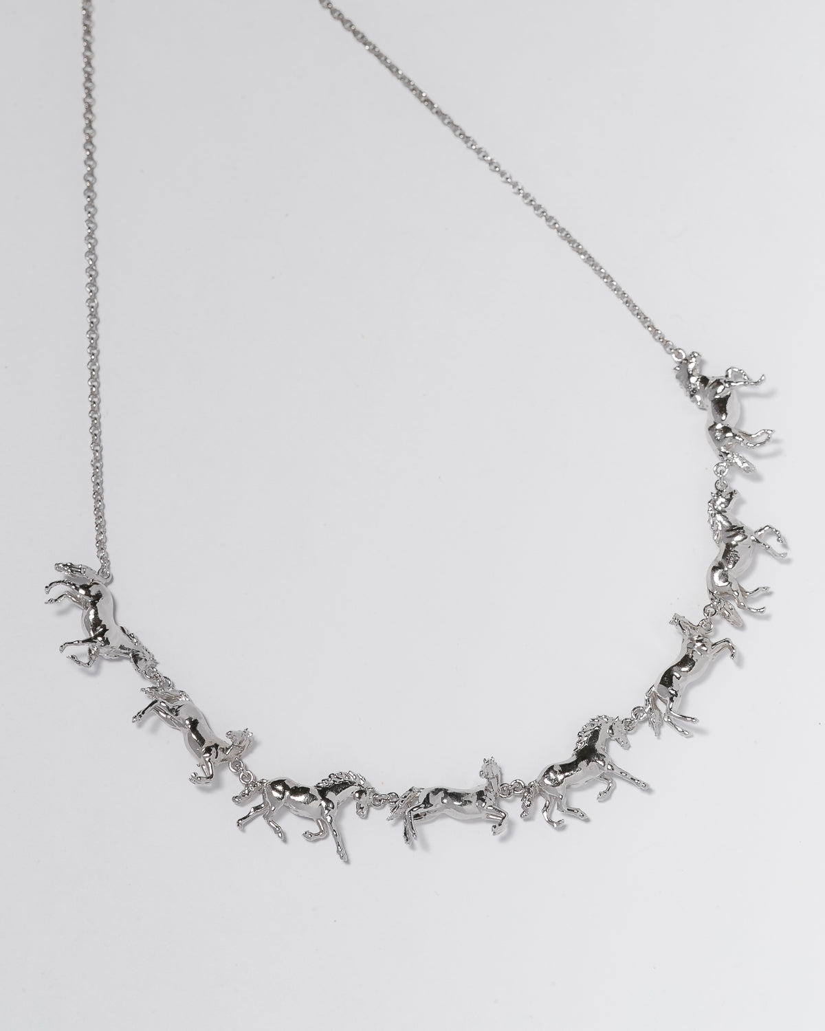 Choker Cavalos Ródio