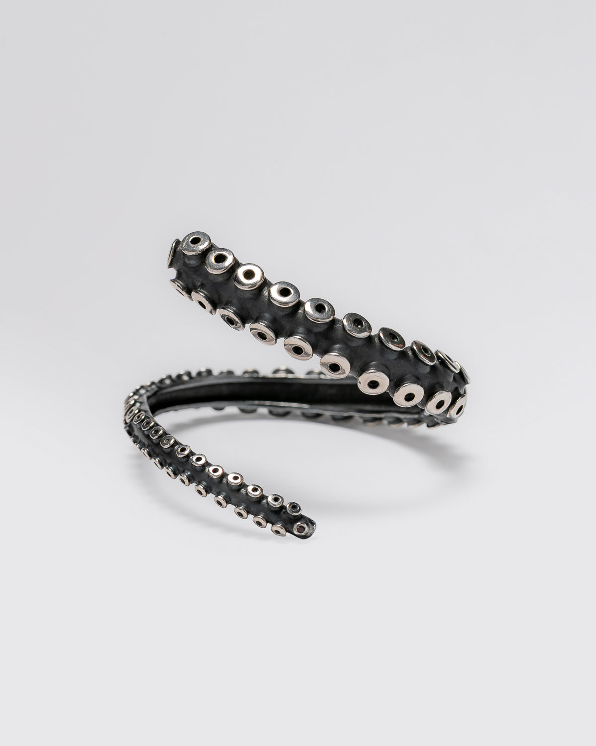 Pulseira Octopus Prata Oxidada